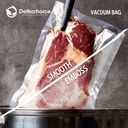 Vacuum Bag POLOS 25x30cm Plastik Vakum Makanan SMOOTH DELKOCHOICE