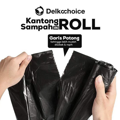 Kantong Plastik Sampah Tebal Jumbo Trash Bag Premium Delkochoice