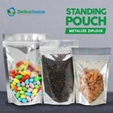 Standing Pouch 25x35cm TRANSMETZ ZIPLOCK ALU FOIL DELKOCHOICE TERMURAH