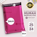 Plastik Polymailer Pack LOW COST PINK Amplop Packing Polimailer Rusfet