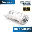 Label Sticker Thermal Paper CONTINUOUS ROLL Barcode RUSFET / DUS OJOL