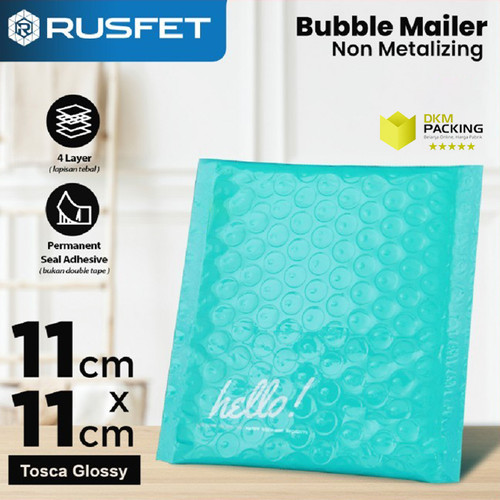 Amplop Bubble Mailer Bag 11x11cm Bubblewrap Polybubble Envelope RUSFET