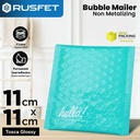 Amplop Bubble Mailer Bag 11x11cm Bubblewrap Polybubble Envelope RUSFET