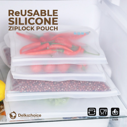Travel Pouch Organizer Bag Zipper Storage Plastik Ziplock DELKOCHOICE