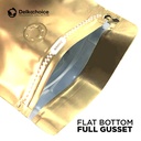 Coffee Bag Flat Bottom Kemasan Biji Kopi FULL GUSSET VALVE DELKOCHOICE