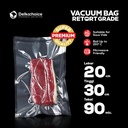 Plastik Vacuum RETORT Vakum bag Kemasan Makanan Tahan Panas Rebus Presto Sous Vide DELKOCHOICE