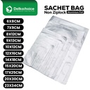 Kemasan SACHET BAG PURE ALUMINIUM Full Foil Non Ziplock Bungkus Plastik Saset Bumbu Bubuk Snack Makanan Foodgrade DELKOCHOICE
