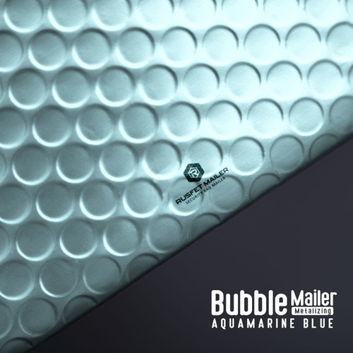 Amplop Bubble Wrap Envelope Bag AQUAMARINE BLUE Security Mailer RUSFET