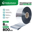 Metalizing Foil Single Sheet Film Roll Packaging FoodGrade Delkochoice