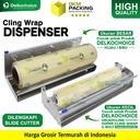 Cling Wrap Dispenser Alat Pemotong Plastik Wrapping Small