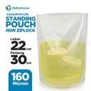 Kemasan Standing Pouch Nylon Clear NON Ziplock Plastik Cairan 10x17 cm