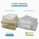 Vacuum Bag Makanan POLOS 25x30cm Vakum Plastik SMOOTH DELKOCHOICE