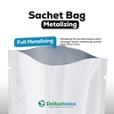 Sachet Bag PREMIUM FOOD GRADE Kemasan Metalizing Foil Delkochoice