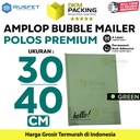 Amplop Bubble Mailer Bag Green 30x40cm Polybubble Envelope RUSFET