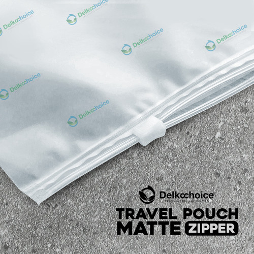 Travel Organizer Pouch Zipper Bag Plastik Ziplock Storage DELKOCHOICE