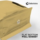 Kemasan Biji Bubuk Kopi FULL GUSSET VALVE Coffee Bag Pouch Flat Bottom