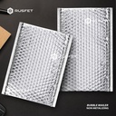 Amplop Bubble Mailer SILVER 18x23cm Bubblewrap Envelope Rusfet
