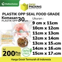 Plastik SEAL OPP LEM KUAT Kemasan Packing Garment Makanan DELKOCHOICE