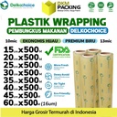 Plastik Cling Wrap JUMBO Wrapping Makanan FOOD GRADE FDA DELKOCHOICE