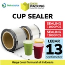PLASTIK LID ROLL CUP SEALER PRESS TUTUP SEGEL GELAS MINUM DELKOCHOICE