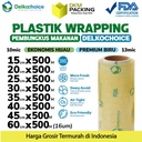 Plastik Cling Wrap JUMBO FOOD GRADE FDA Wrapping Makanan DELKOCHOICE
