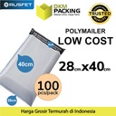 Plastik Polymailer PACK LOW COST Amplop Polimailer PUTIH 28x40 RUSFET