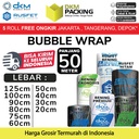 Plastik Bubble Wrap DKM+ RUSFET 50M TEBAL Bubblewrap Packing ROLL