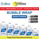Plastik Bubble Wrap Packing Rusfet Bening 50M Bubblewrap TEBAL ROLL
