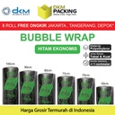 Plastik Bubble Wrap DKM Hitam Ekonomis 50M Bubblewrap TEBAL ROLL