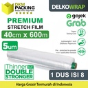 Plastik Wraping Stretch Film BOLT 40x600m Wrapping DUS OJOL DELKOWRAP