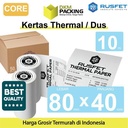Kertas Thermal Paper Core Printer Resi Termal Barcode POS 80x40mm DUS