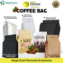 Coffee Pouch Bag Alumunium Foil Gusset Kemasan Kopi Bag Delkochoice