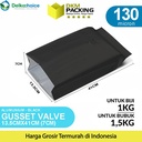 Kantong Alumunium Bag Gusset Valve Kemasan Bubuk 13.5X41cm Delkochoice