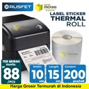 Sticker Label Thermal Paper A6 100x150mm 10x15cm Stiker Barcode Resi