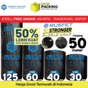 Plastik Bubble Wrap 50Meter HITAM RUSFET Bubblewrap Buble Packing ROLL