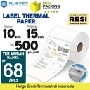 Label Stiker Thermal Paper A6 10x15mm 100x150 cm Sticker Barcode Resi