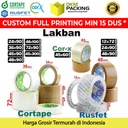 Lakban Bening Coklat Isolasi Solatip Tape OPP Tape Plakban / SATUAN
