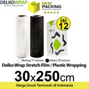 Stretch Film Wraping 30cm x 250m Plastik Wrapping DELKOWRAP OJOL / DUS