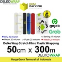 Plastik Wrapping Stretch Film 50cm x 300m Wraping DELKOWRAP OJOL DUS