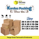 KARDUS KARTON PACKING XTRA LARGE BOX KOTAK DUS RUSFET PACKAGING TEBAL