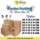 KARDUS KARTON PACKING MEDIUM BOX KOTAK DUS RUSFET PACKAGING TEBAL