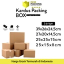 KARDUS PACKING KARTON BESAR BOX KOTAK DUS LARGE RUSFET PACKAGING TEBAL