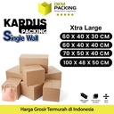 KARDUS XTRA LARGE PACKING KARTON BOX KOTAK DUS RUSFET PACKAGING TEBAL