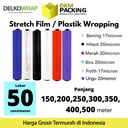 Plastik Wraping 50cm Stretch Film DELKOWRAP Wrapping BENING / SATUAN