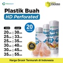 Plastik Buah HD PERFORATED FOTOKOPI Delkochoice SNI PREMIUM / ROLL