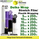 Plastik Wraping Stretch Film 250m DELKOWRAP Wrapping PREMIUM / SATUAN