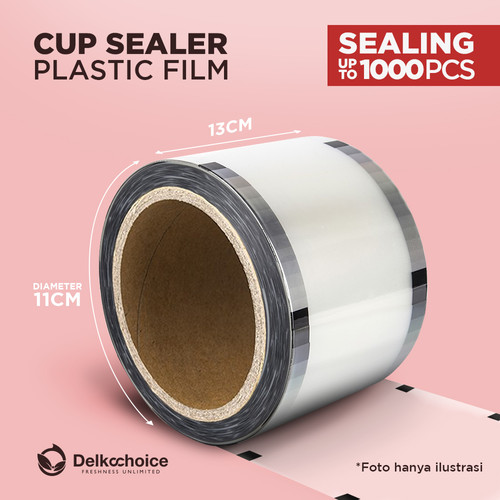 PLASTIK ROLL LID CUP SEALER PRESS TUTUP SEGEL GELAS MINUM DELKOCHOICE