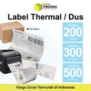 Thermal Printer Stiker Label Resi Sticker Barcode POS A6 10x15cm / DUS