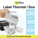 Stiker Label Thermal Printer Resi Sticker Barcode POS A6 10x15cm / DUS