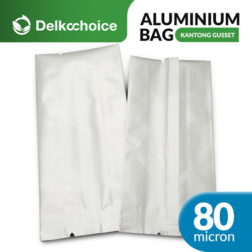 Kantong Alumunium Foil Central Sealing Gusset Bag Delkochoice 80Mic